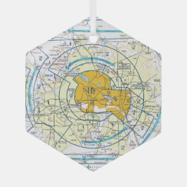 Adorno De Cristal Gráfico de aviación