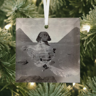 Adorno De Cristal Gran Esfinge y Necrópolis de las Pirámides de Giza