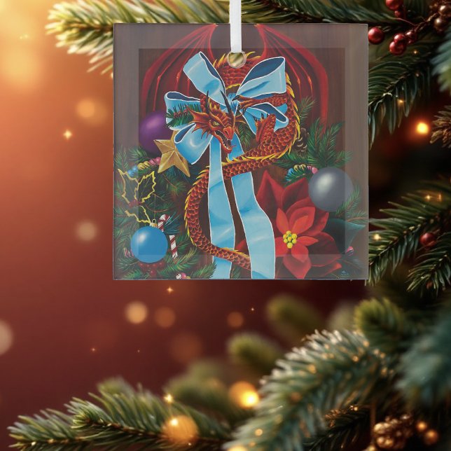 Adorno De Cristal Guerra de Navidades del Dragón Rojo (Subido por el creador)