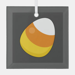 Adorno De Cristal Halloween Candy Corn