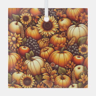 Adorno De Cristal Halloween/Otoño/Calabaza