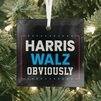 Adorno De Cristal Harris Walz Obviamente