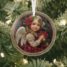 Adorno De Cristal Heavenly Holiday Spirit – Angelic Christmas