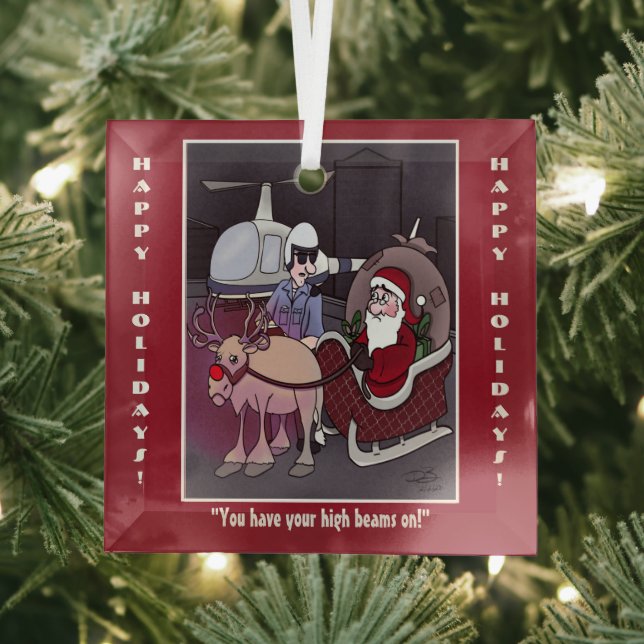 Adorno De Cristal High Beams Holiday (in situ)