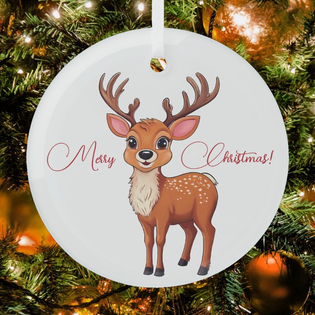 Adorno De Cristal ¡Ho-Ho-Ho! ¡Es un reno! (Subido por el creador)