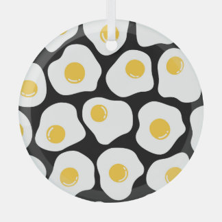 Adorno De Cristal Huevos Arañados: Quirky Vintage.