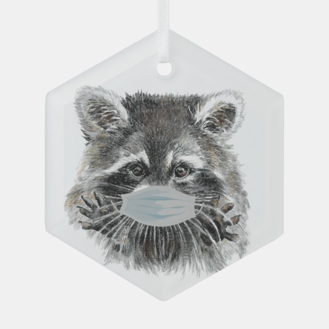 Adorno De Cristal Humo animal humorístico de la granja de vacas blan (Anverso)