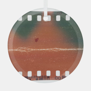 Adorno De Cristal inicio de película de 35mm, rasguños geniales.