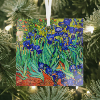 Adorno De Cristal Irises de Vincent Van Gogh