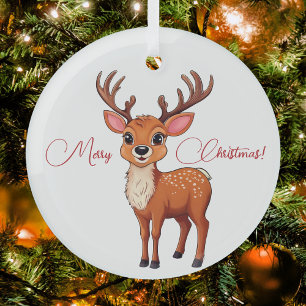 Adorno De Cristal ¡Ja-Ja-Ja! ¡Es un Reno!