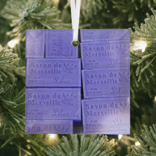 Adorno De Cristal Jabón de lavanda Savon de Marseille