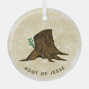 Adorno De Cristal Jesse Tree 'Raíz de Jesse'