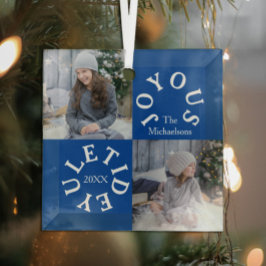 Adorno De Cristal Joyous Yuletide 2 Foto