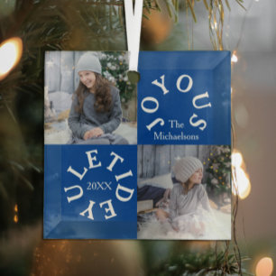 Adorno De Cristal Joyous Yuletide 2 Foto