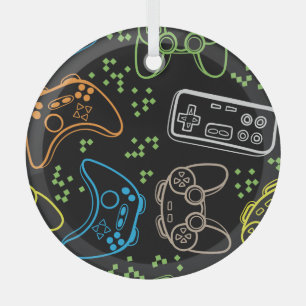 Adorno De Cristal joysticks de juegos luminosos: un patrón genial.