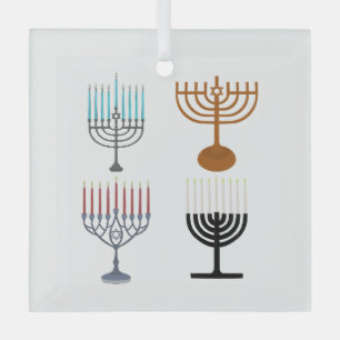 Adorno De Cristal Judaísmo Hanukkah Religión judía