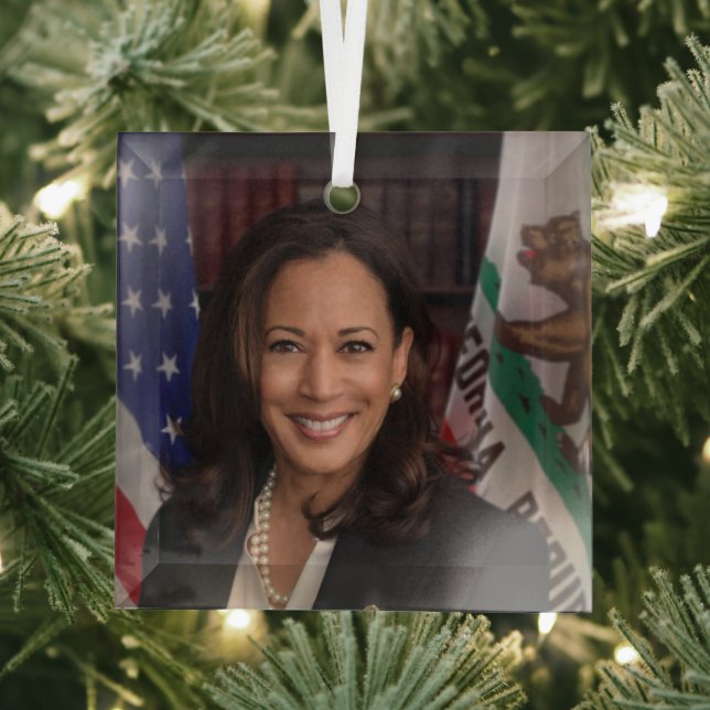 Adorno De Cristal Kamala Harris Candidato a presidente US 2024 (in situ)