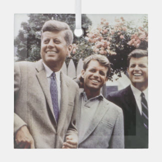 Adorno De Cristal Kennedy Brothers, Presidente John, Robert y Ted