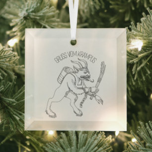 Adorno De Cristal Krampus
