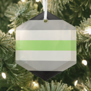 Adorno De Cristal La bandera del orgullo de género de SlipperyJoe ob