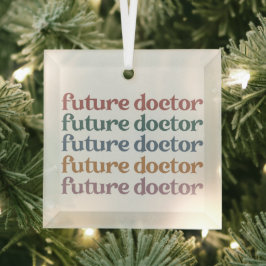Adorno De Cristal La escuela de medicina del futuro Médica el regalo