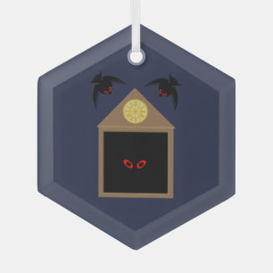 Adorno De Cristal La inamabilidad de Ravens Halloween