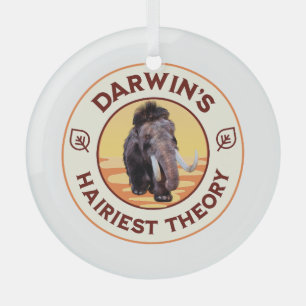 Adorno De Cristal La teoría más peluda de Darwin Adorable mamut lanu