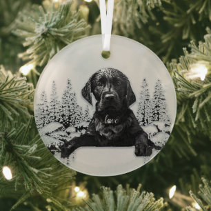 Adorno De Cristal Labrador Retriever 
