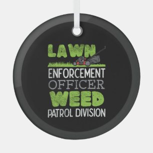 Adorno De Cristal Lawn Mower