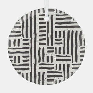 Adorno De Cristal Líneas dibujadas a mano, textura sin costura y gru