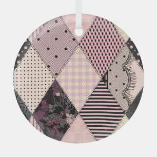 Adorno De Cristal Lingerie textil: Patrón de cosecha de chwork