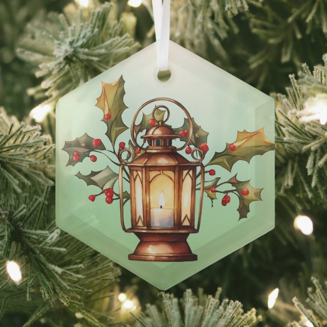 Adorno De Cristal Linterna de navidades (in situ)