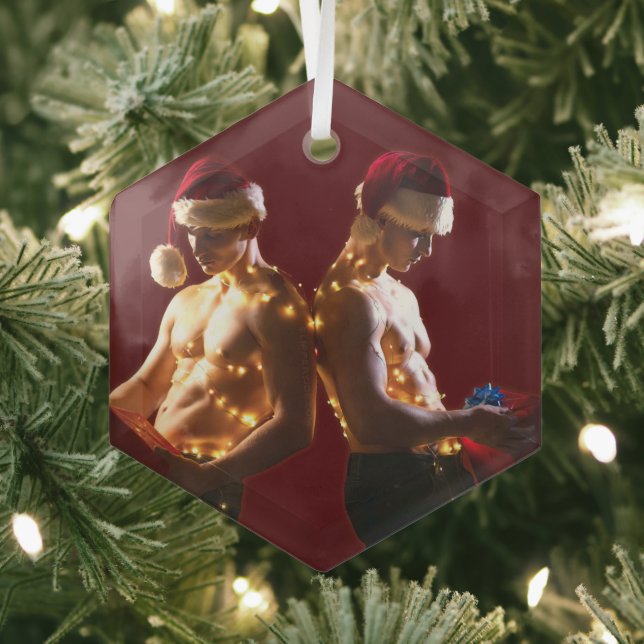 Adorno De Cristal Los Navidades sin camisa de SlipperyJoe (in situ)