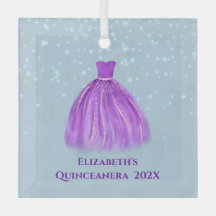 Magenta Quinceanera se viste de azul estrellado co