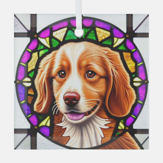 Adorno De Cristal "Mantenido", recuperador de peaje de pato de Nueva (Anverso)