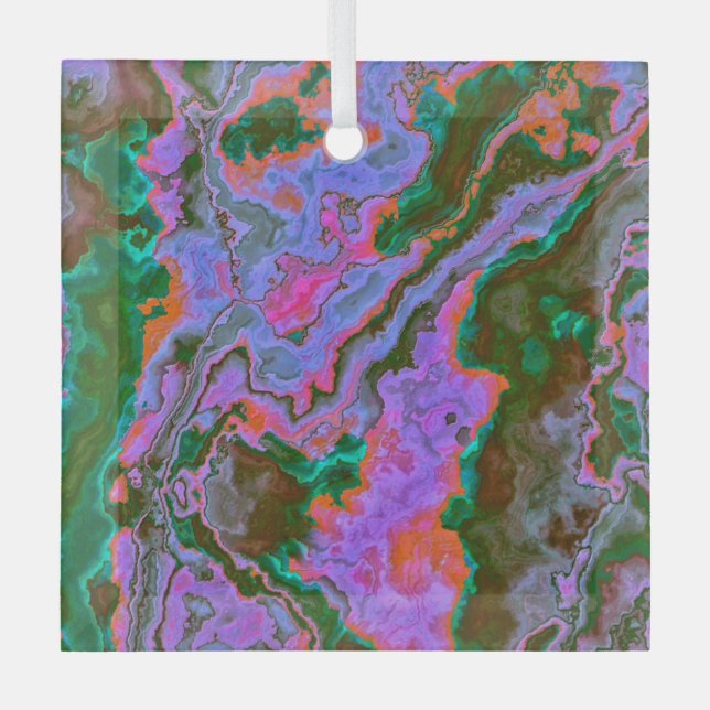 Adorno De Cristal Marble agrio (Anverso)