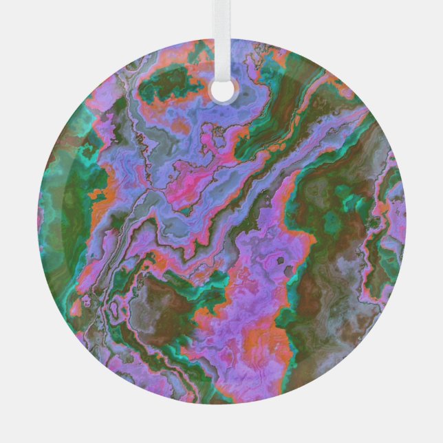 Adorno De Cristal Marble agrio (Anverso)