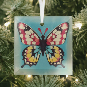 Adorno De Cristal Mariposa