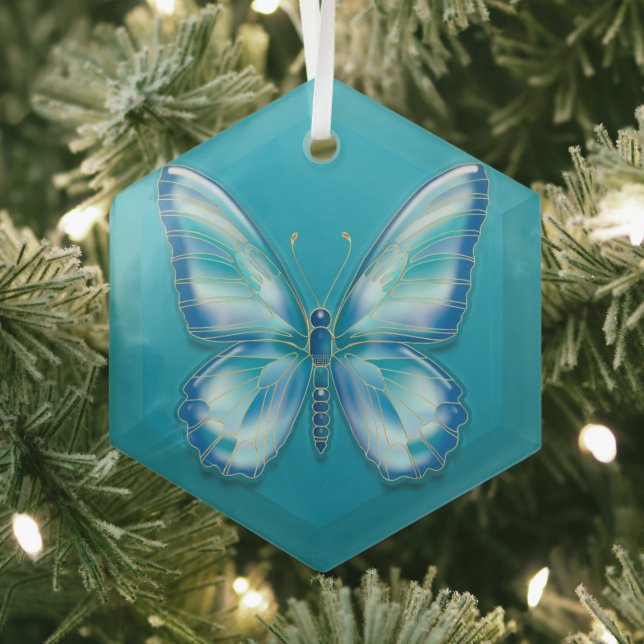 Adorno De Cristal Mariposa  (in situ)