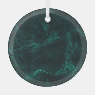 Adorno De Cristal Mármol verde oscuro, textura perfecta.