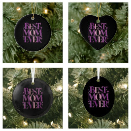 Adorno De Cristal Mejor Mamá Elegante De Moda