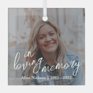 Adorno De Cristal Memorial de Moments