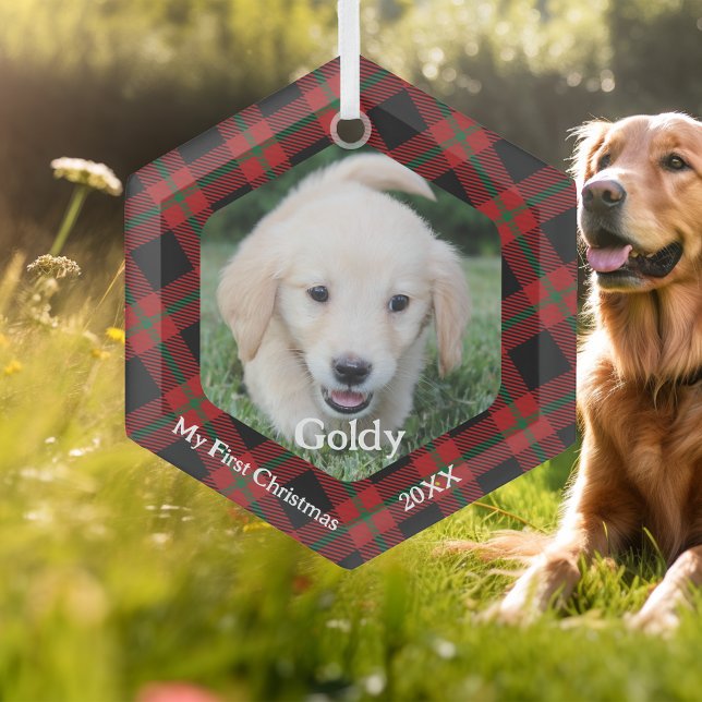 Adorno De Cristal Mi primera foto Mascota de Navidad (Subido por el creador)