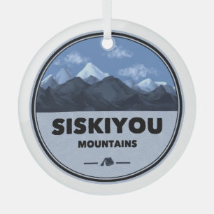 Adorno De Cristal Montañas Siskiyou Camping California