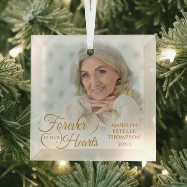 Adorno De Cristal Monumento conmemorativo PARA SIEMPRE EN NUESTROS C (in situ)