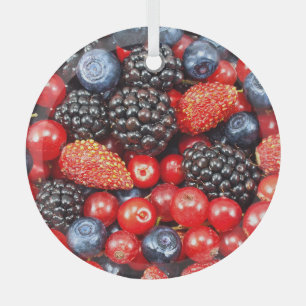 Adorno De Cristal Mosaico de fondo de Berry-Fresh