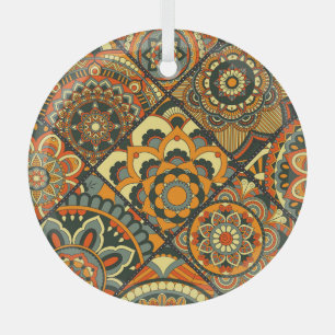 Adorno De Cristal Motivos islámicos vintage, decorativos sin costura