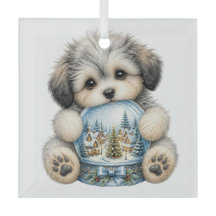 MUÑECO DE PERRO NAVIDEÑO CAPRICHOSO Y BONITO