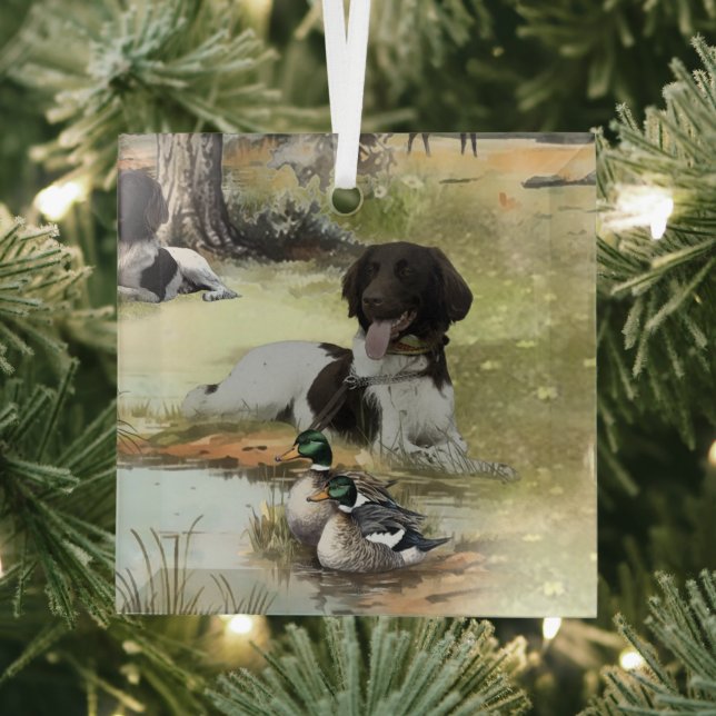 Adorno De Cristal Munsterlander (in situ)