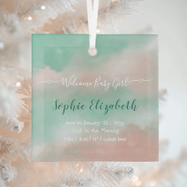 Adorno De Cristal Nacimiento Estadísticas Nacimiento Nacimiento Scri